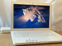 Apple MacBook 13 White 2010+Upgraded 8GB RAM+1TB SSHD solid state hybrid drive