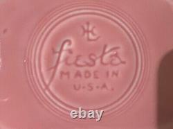 FiestaWare Fiesta Vintage Large Disc Pitcher Pink Rose 7 tall