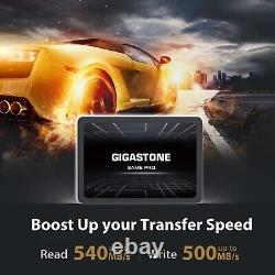 Gigastone IT PRO SSD 2TB SATA III 2.5 Internal Solid State Hard Drive SLC Ca