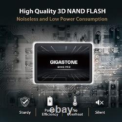 Gigastone IT PRO SSD 2TB SATA III 2.5 Internal Solid State Hard Drive SLC Ca