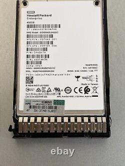 HPE 400GB 12G SAS WI SFF 2.5 SC SSD 7TBW 10DWPD Write Intensive 99.8%+ DS 15mm