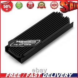 M. 2 Solid State Hard Disk Heatsink Heat Radiator for PCIE 2280 SSD (Black)