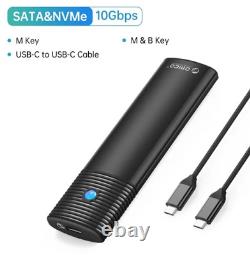 M2 NVMe SSD mobile enclosure solid state SSD USB Type-C 4TB disk