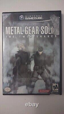 Metal Gear Solid Twin Snakes Gamecube CIB and tested. Double Disc