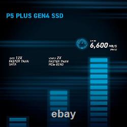 P5 Plus 1TB PCIe Gen4 3D NAND NVMe M. 2 Gaming SSD, up to 6600MB/s CT1000P5PSSD