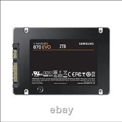 SAMSUNG SSD 870 EVO 2TB 1TB 500GB 250GB 2.5 inch SATA 3 Solid State Drive US lot