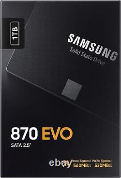 SAMSUNG SSD 870EVO 2.5IN SATAIII Internal Solid State Drive2TB 1TB 250 500GB lot