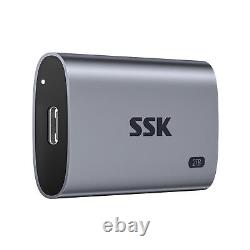 SSK Portable SSD 2TB, up to 2000MB/s External Solid State Drives, USB 3.2 Gen