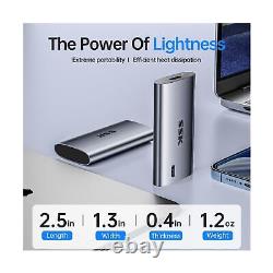 SSK Portable SSD 2TB, up to 2000MB/s External Solid State Drives, USB 3.2 Gen