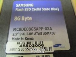 Samsung Flash Ssd Solid State Disk Mc8de08g5app-0xa 2.5 Ssd 5.0v 8g Byte