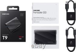Samsung T9 Portable SSD Up to 2,000MB/s USB 3.2 Gen2 MU-PG4T0B MU-PG2T0B