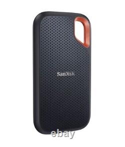 SanDisk 2TB Extreme External Solid State Drive V2, Black SDSSDE61-2T00-G25