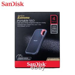 SanDisk 4TB Portable SSD Solid State Drive USB 3.2 Type-C SDSSDE61 +Tracking#