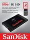 SanDisk SSD Ultra 3D 250GB 500GB 1TB 2TB 4TB SATA III 3D NAND 2.5 Internal LOT