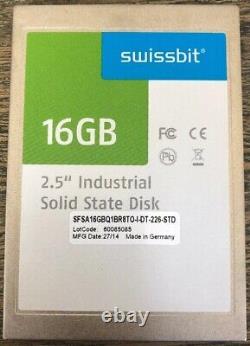 Swissbit 16GB 2.5 Industrial Solid State Disk SFSA16GBQ1BR8TO-I-DT-226-STD