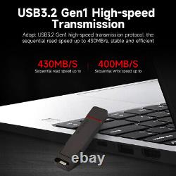TU200 Pro 1TB USB3.2/Type-C Dual-port Portable Solid State U Disk M7Q6