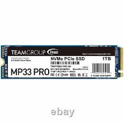 Teamgroup MP33 SSD 1TB M. 2 Nvme Pcie 3.0 Gen3 x4 Disc Condition Solid Notebook