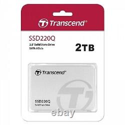 Transcend SSD 220Q SATA III 6Gb/s 2.5 Solid State Drive 500GB 1TB 2TB