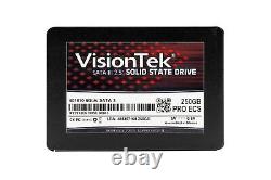 VisionTek 250GB PRO ECS 7mm 2.5 Inch SATA III Internal Solid State Drive with